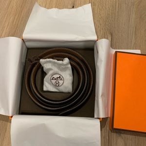 Authentic Hermes H Belt